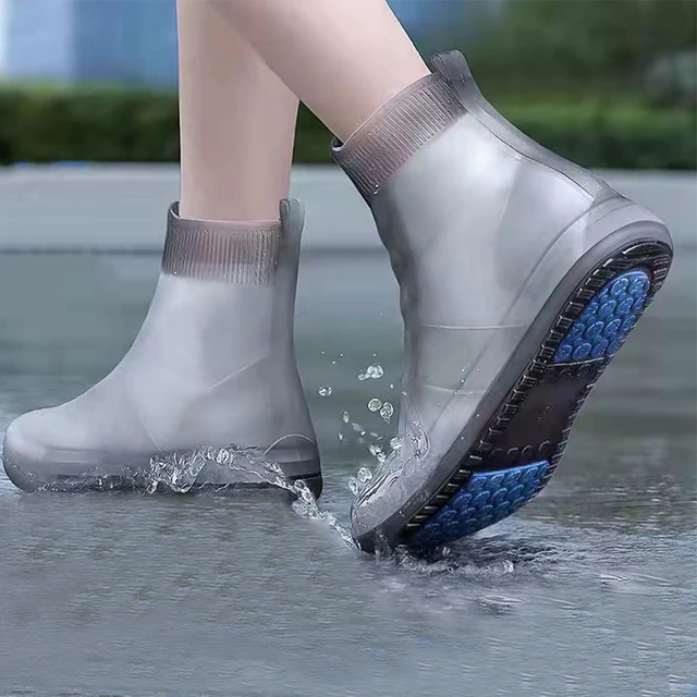 Couvre-chaussures imperméables couvre-chaussures de pluie antidérapants pour