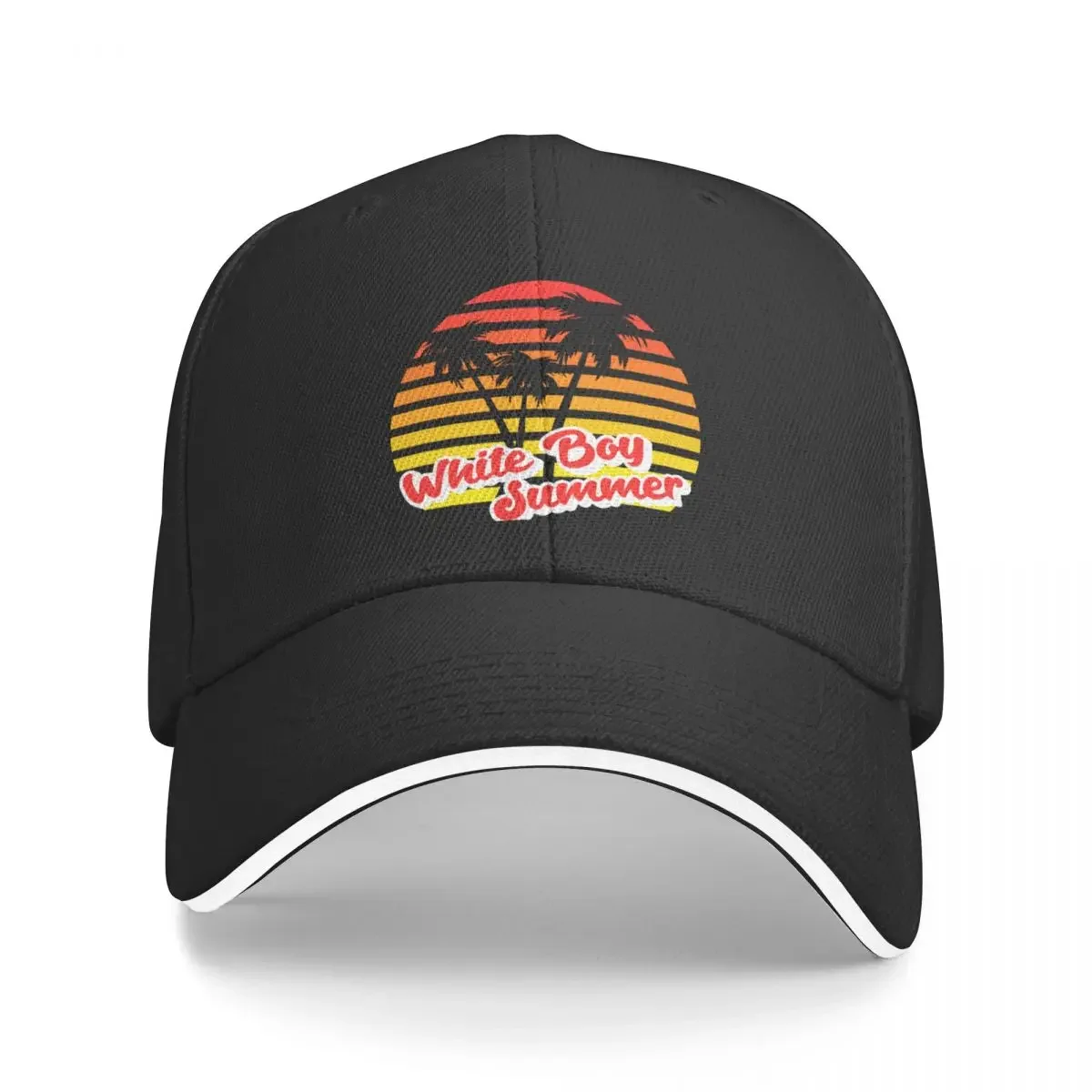 

White Boy Summer Baseball Cap Golf Cap Beach Bag Boy Women's