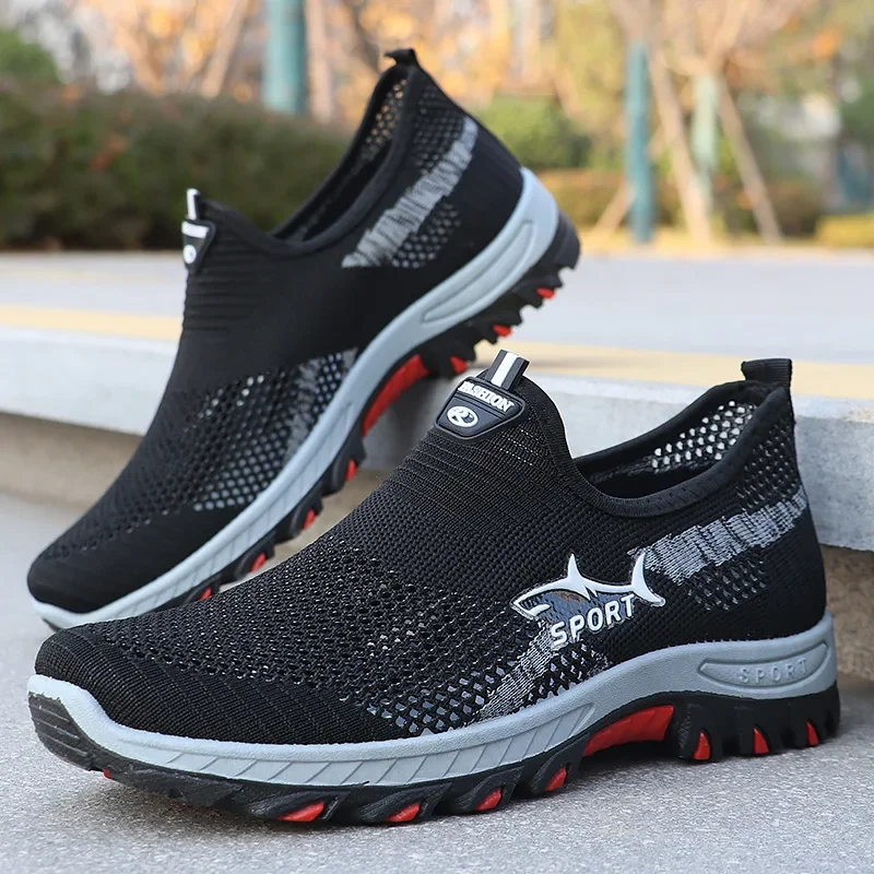 Men's Summer Sporty Men's Mesh Breathable Sports Canvas Lightweight Sneakers Cheap Shoes Clearance_vogvips.com