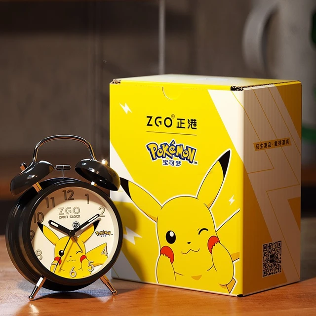 Réveil Pokémon Pikachu pour enfants, dessin animé mignon, étudiant avec  horloge, garçon, fille, chambre simple, chevet, bureau, figurine jouet,  Kawaii - AliExpress