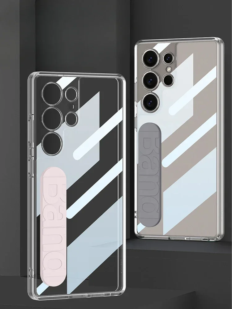 Durable Silicone Wrist Strap Shockproof Phone Case with Hard Shell