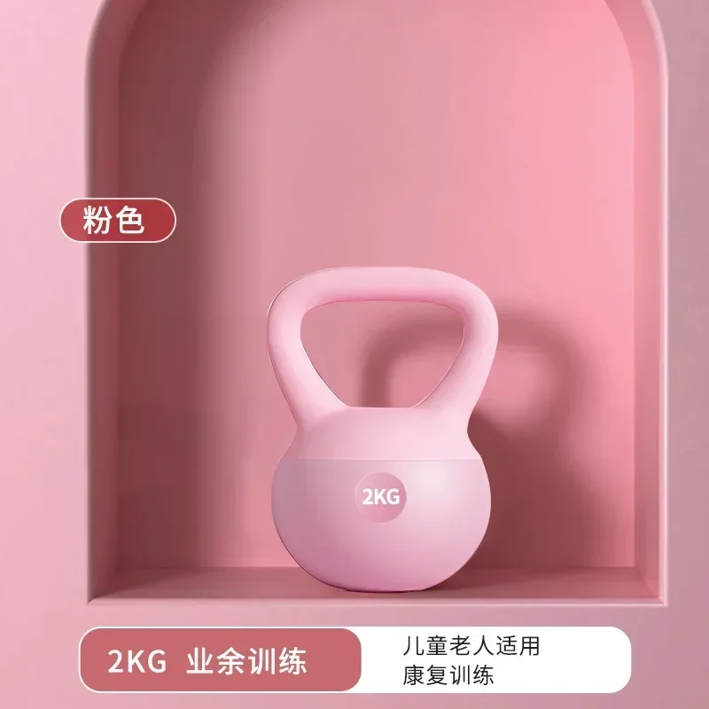 Kettlebell Morbido 8kg Con Impugnatura Antiscivolo – Base Piatta E Corpo Soffice Per Allenamento A Casa In Sicurezza