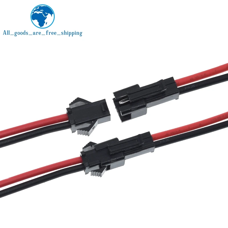 TZT 1/10Pairs 15cm Lange JST SM 2Pins Stecker Stecker auf Buchse Draht Stecker Für diy