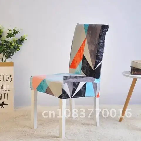 

Spandex Chair Cover Removable Anti-dirty Seat Cover for Kitchen Banquet Wedding Dinner Restaurant 1PC