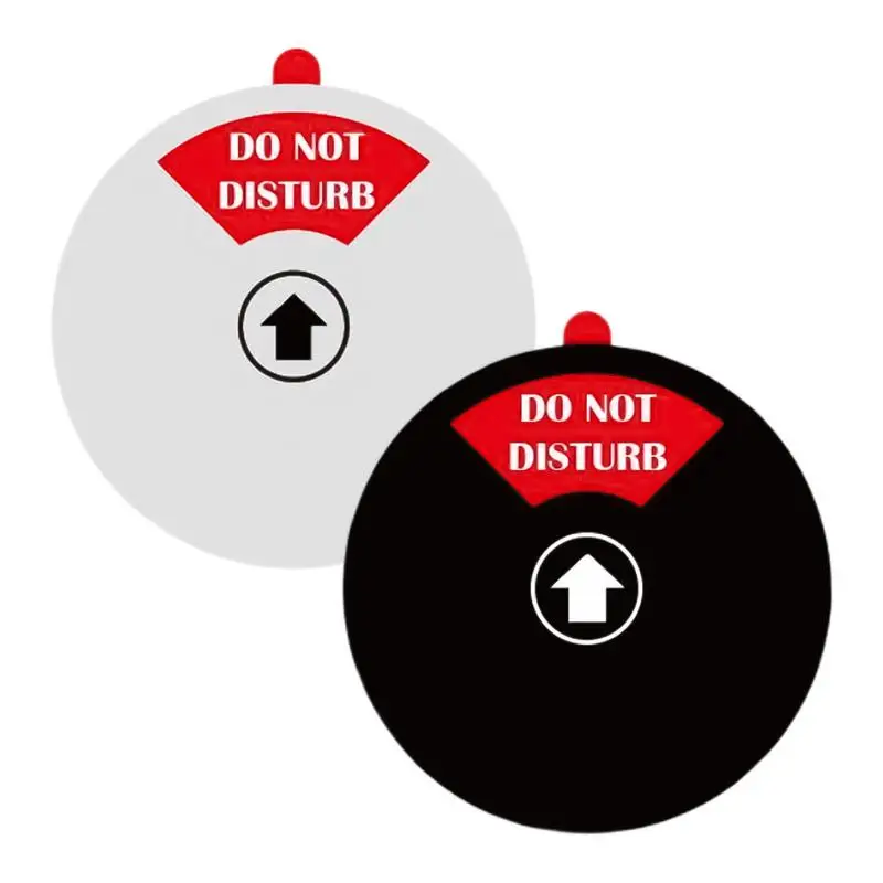 

4 States Rotating Privacy Sign Door Hanger Do Not Disturb Door Sign Changeable Wheel Please Knock Sign 5in Door Plaques Door