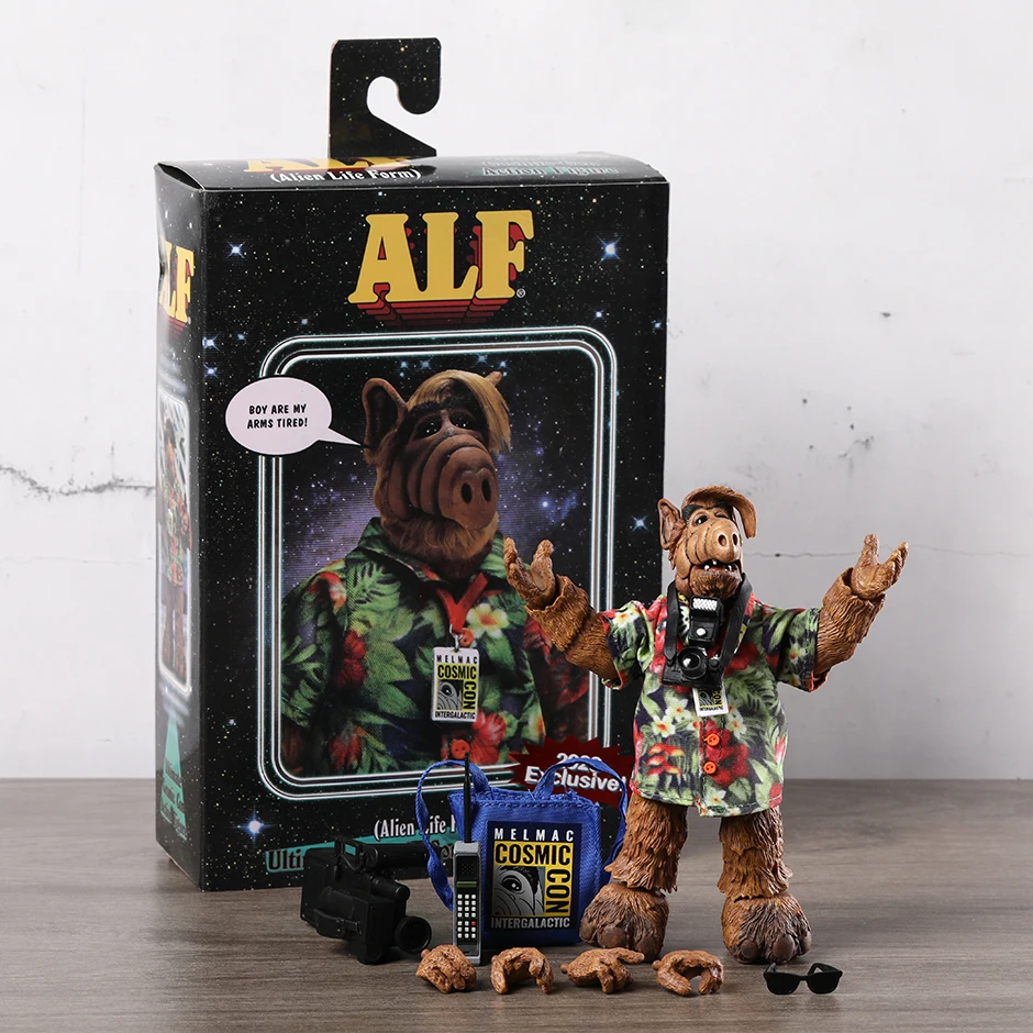 NECA 2023 Exclusive! ALF COSMIC CON アルフ Amazon.com: NECA Alf 7-Inch Scale Cosmic Con Alf Action