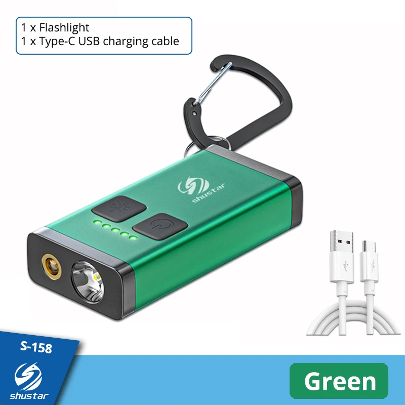 Rechargeable Mini Flashlight Laser Pointer with Power Display 3 Lighting Modes Suitable for Cat Play,doctor, Camping, Etc. charging torch Flashlights