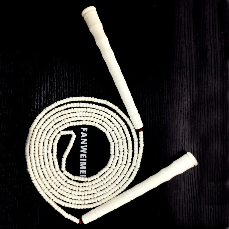 3 meter rope length between 21cm handles Beaded jump rope skipping rope fitness freestyle skip jumpping crossfit long handle 2