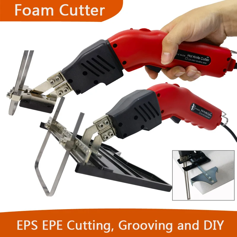 150W Electric Knife Hot Knife Foam Cutter For Foam Sponge EPE Foam Cutting  Handheld Tool with Straight Blades