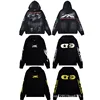 2025 Spring New Autumn/Winter Wash Water Printed High Quality looped Cotton Hoodie Set for Men and Women 3