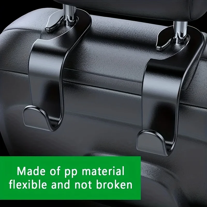 2pcs Car Seat Headrest Hooks, Hidden Car Hook, Multifunctional Car Seat  Back Hook, For Purse Coats Shopping Bag Handbag Storage - AliExpress