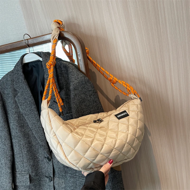 

Винтажная Спортивная нейлоновая сумка через плечо для женщин, сумочка, кошельки 2023, новые брендовые дизайнерские сумки-тоуты, женские сумки-мессенджеры