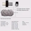 8.82oz Thick Super Bulky Chunky Yarn For Hand Knitting Crochet Soft Big Cotton DIY Arm Knitting Roving Spinning Yarn For Blanket 3