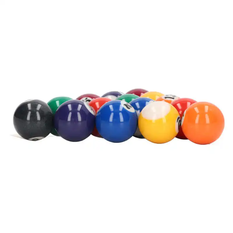 Billiard ball 16pcs 32mm38mm25mm mini billard balls impact resistant eco friendly resin small pool table ball set for kids game room