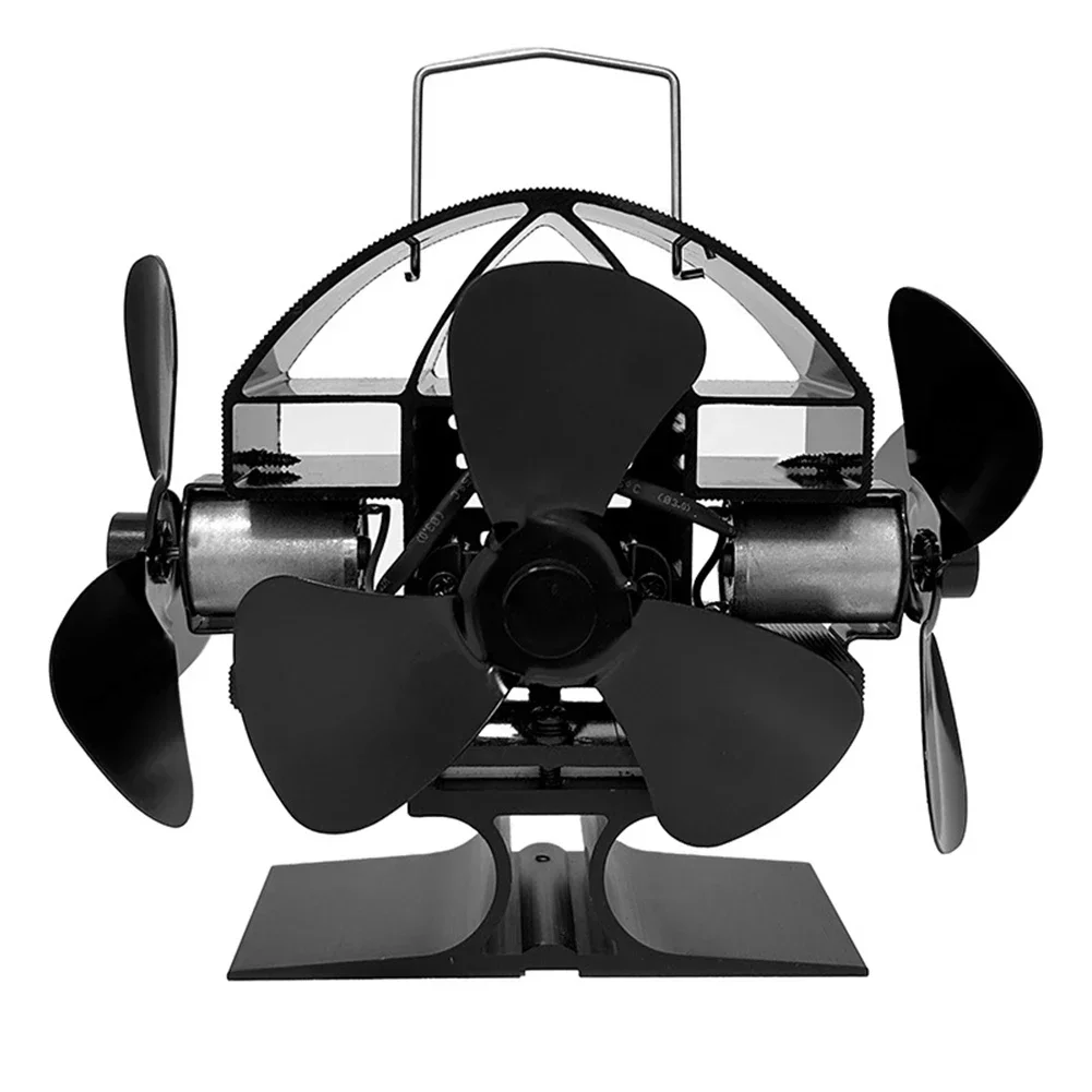 Energy Saving Heat Powered Fireplace Fan Electricity Free Fan Efficient Heat Distribution High Temperature Resistant