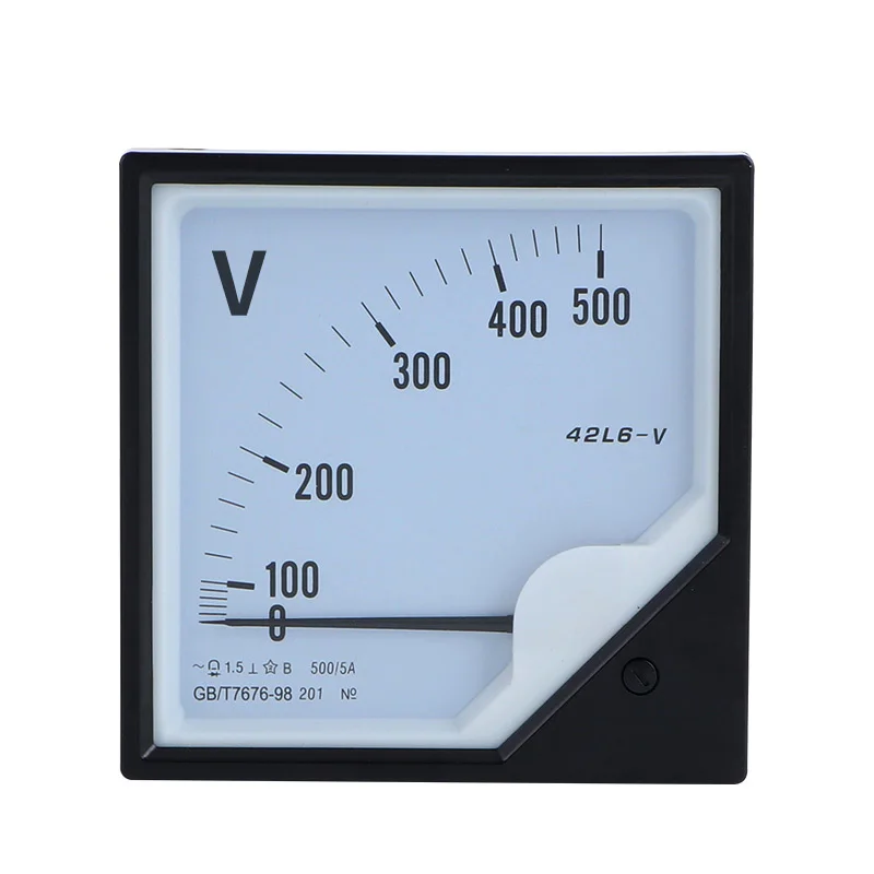 

42L6-V AC Voltmeter 42L6 Pointer Ammeter 250V 300V 450V 500V With Complete