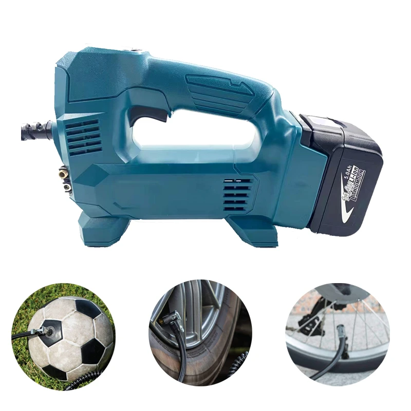 Cordless Electric Air Pump For Makita 18v Lithium Inflator Car Bike