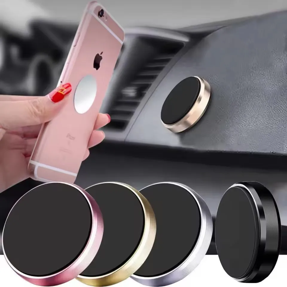 Universal Magnetic Car Phone Holder - Dashboard Mount for Phones and GPS Devices
