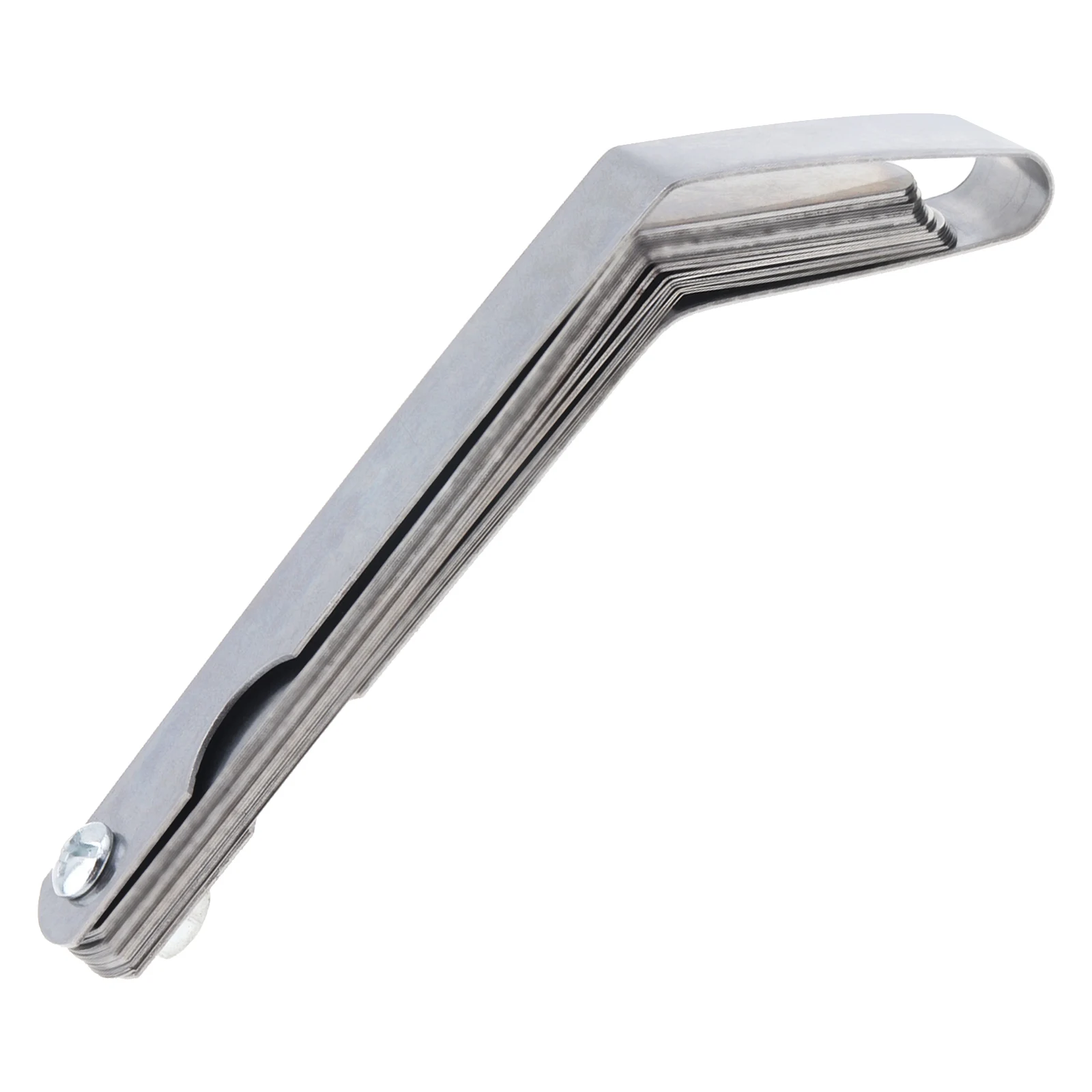 Gap Gage Feeler Gauge 0.127-0.508mm Metric Stainless Steel High Precision Monolithic Valve Plug Thickness Gauge Measuring Tool