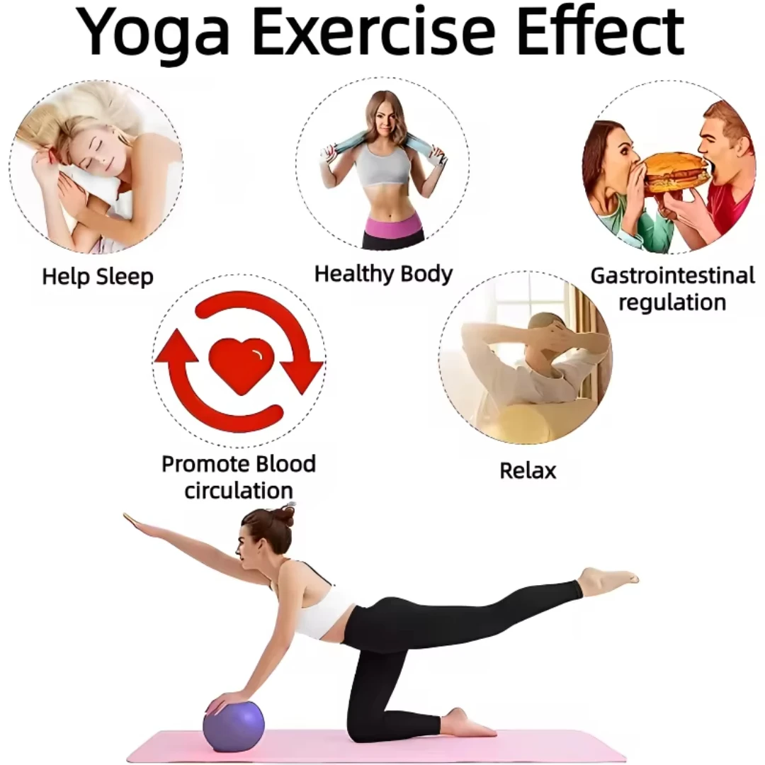 25CM New Yoga Pilates Ball Exercise Gymnastic Fitness Balance Gym Core Indoor Training Mini Balls Small Therapy Improves yoga ball,gymnastics ball