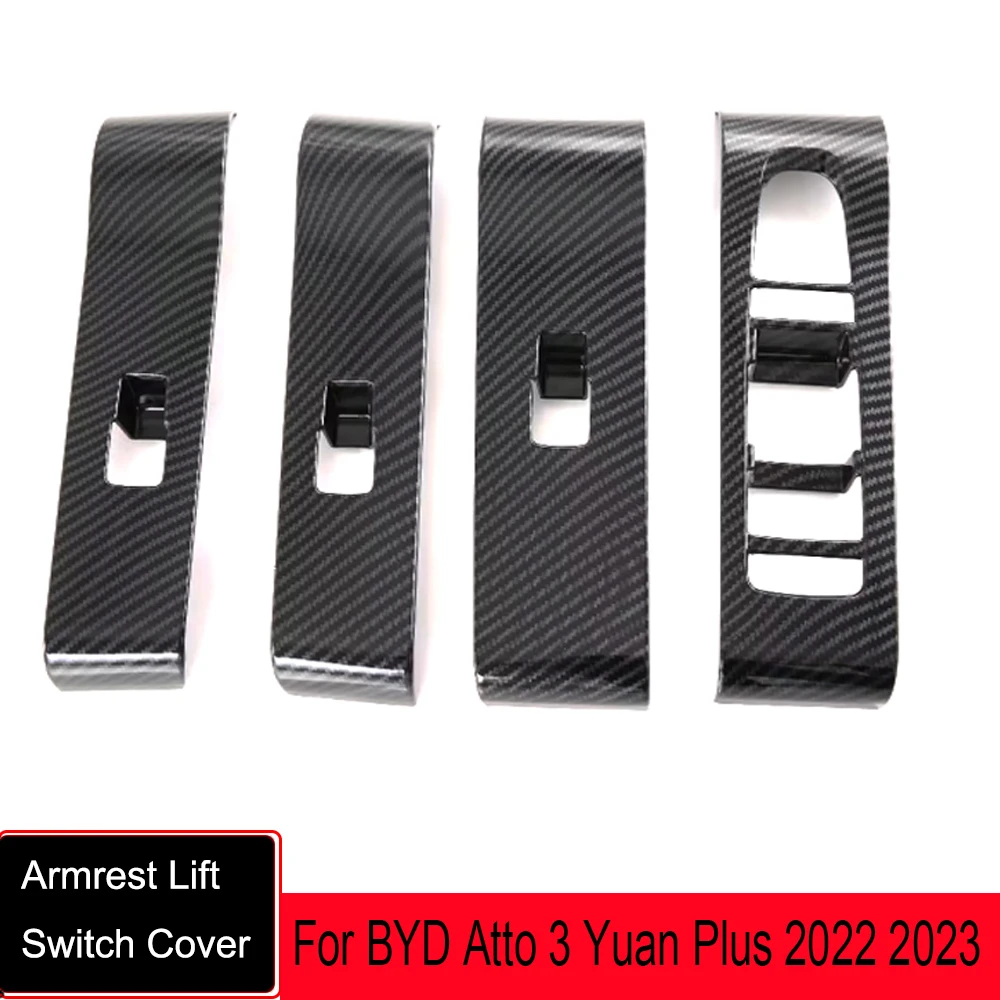 

Car Door Power Master Window Glass Panel Armrest Lift Switch Cover for BYD Atto 3 Yuan Plus 2022 2023