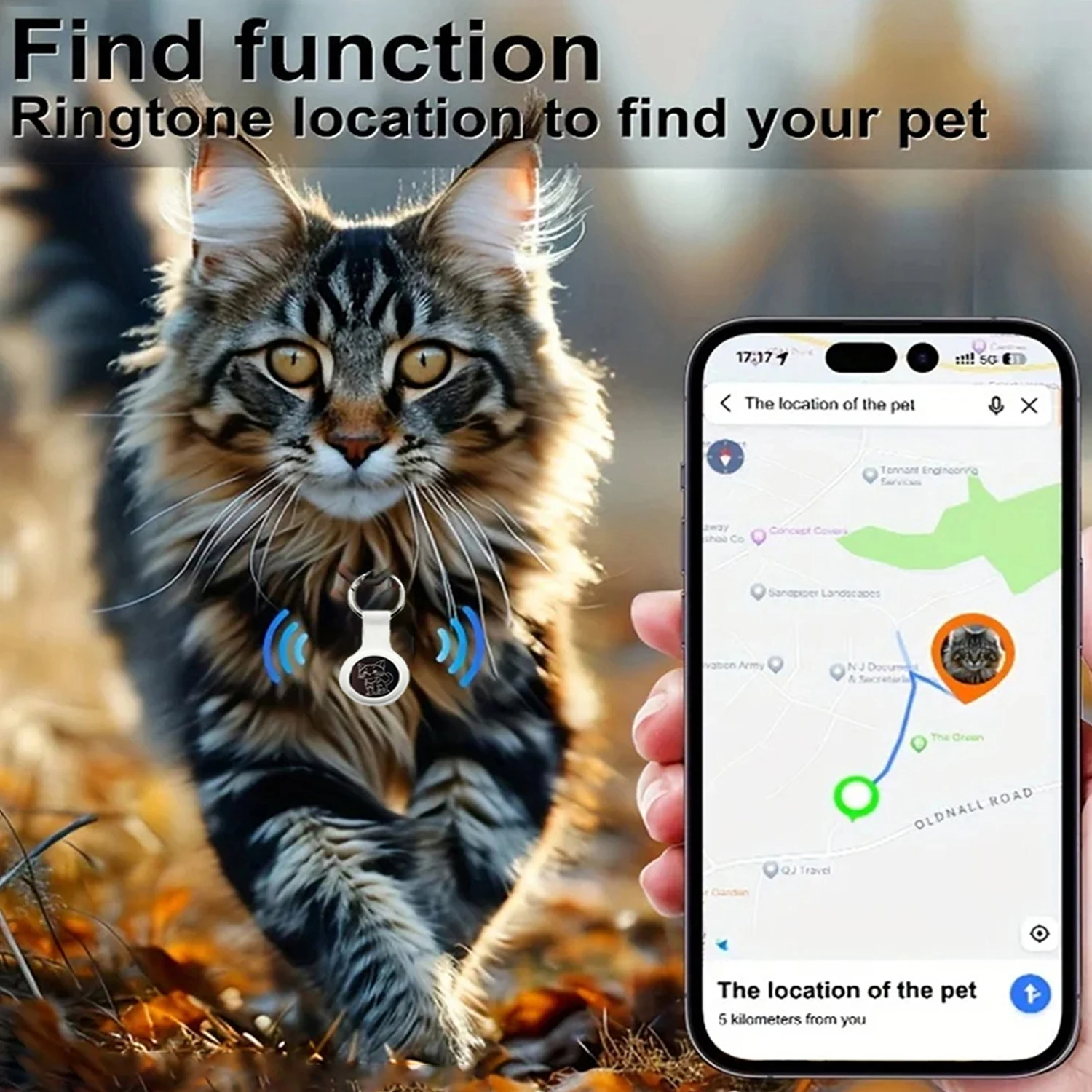 Dog Anti-Lost Locator Pet Locator To Prevent Pets From Getting Lost Wild Tracking Waterproof Anti-Freezing Accurate Positioning bluetooth tracker smart tracker