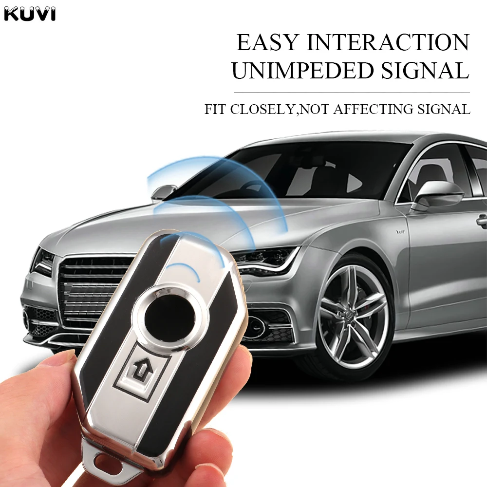 Premium TPU Motorcycle Key Case Skin Cover - Durable Protection