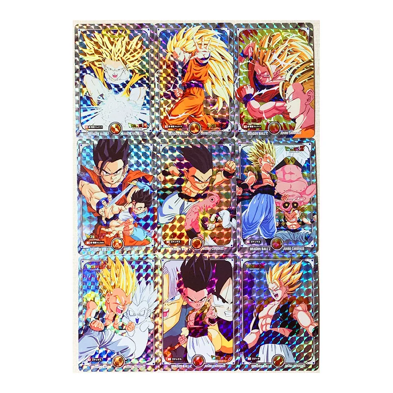 9 Pz/Set Dragon Ball Z Gt Jumbo No.3 Super Saiyan Heroes Battle Card Ultra Instinct Goku Vegeta Game Collection Cards