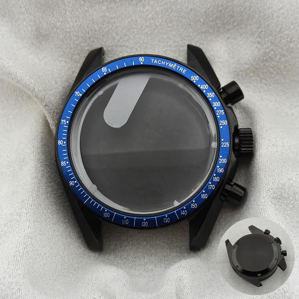 Elegant Moon Phase Chronograph Watch - 39.7MM, Stainless Steel, 20MM Strap-Compatible