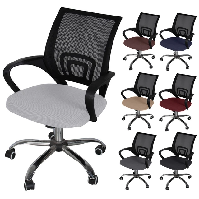 Jacquard Office Chair Cover Elastic Lattice Gaming Chairs Slipcovers  Computer Seat Case Removable Funda Silla Escritorio Home - AliExpress