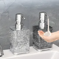 ขวดจ่ายของเหลว - ขวดจ่ายสบู่แบบเติมได้ ป้องกันการรั่วซึม สำหรับแชมพู/ครีมอาบน้ำ โรงแรม และการจัดระเบียบห้องน้ำ 1