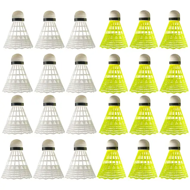 3/6 Pcs Green  PP Head Badminton Balls Portable Badminton Travel Out Products Sport Training Nylon Shuttlecock Outdoor Supplies 1