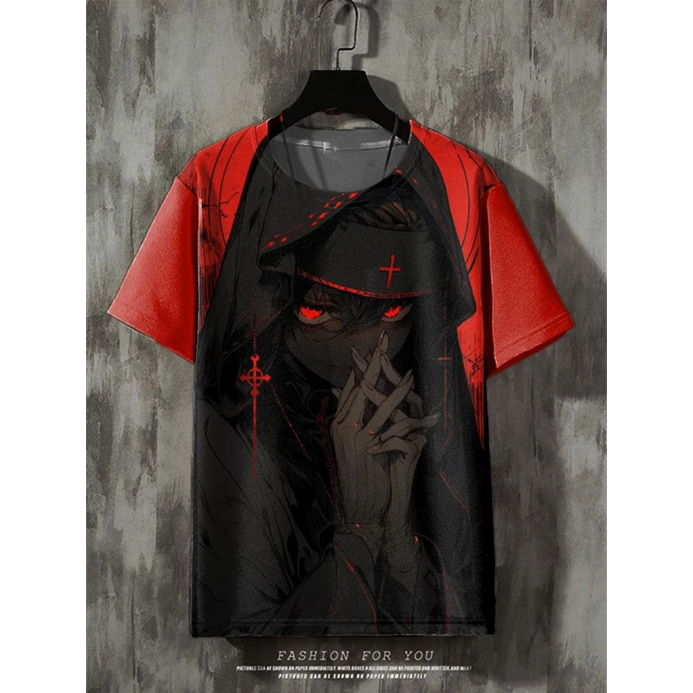 

Men's T-Shirt Casual Fashion 3d Print Short Sleeved Summer Retro T-Shirt For Men Clothing Street Breathable T Shirt Top Tee