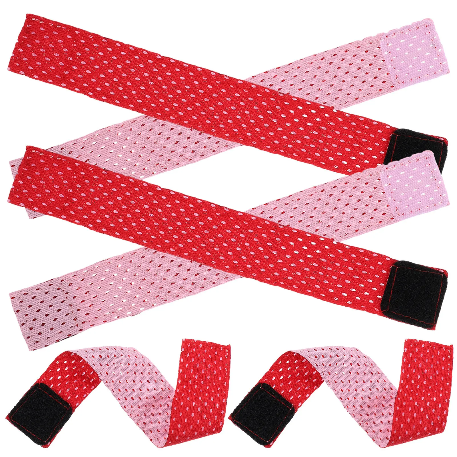 6Pcs 슬리브 스트랩 스포츠 러닝 요가 셔츠용 조절 가능한 미끄럼 방지 커프 홀더 소프트볼 축구 축구 슬리브