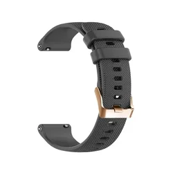 Premium PU Leather Sport Watch Bracelet - 18/20mm Strap - 20mm Universal (Silicone 01)