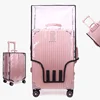 Transparent PVC Luggage Cover Waterproof Trolley Protective Cover Thicken Durable Suitcase Dust Protector Cover Travel Accessory 5