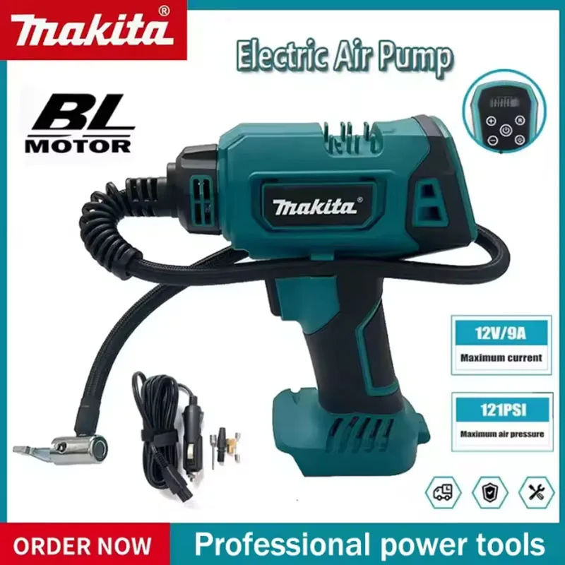 Makita 2026 충전식 휴대용 공기 압축기 무선 휴대용 전기 공기 펌프 12V ..