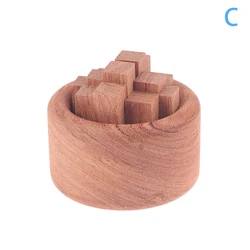 Eco - Friendly Wood Aromatherapy Diffuser - Unique Fireless Fragrance for Home and Office Decor (C)