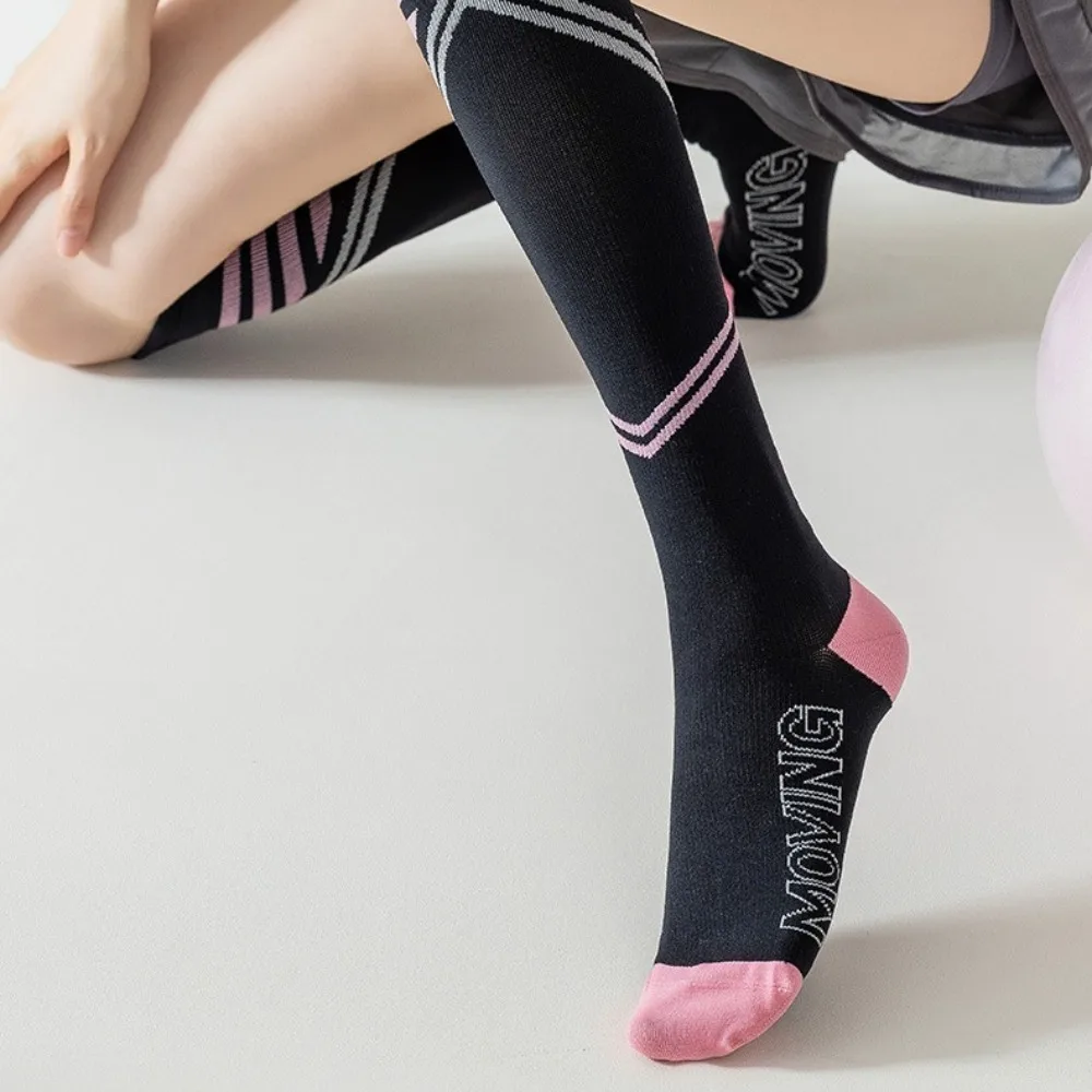 

Cotton Yoga Socks New Antiskid High Elasticity Professional Sports Socks Sweat Absorption Odor Prevention Sports Stockings