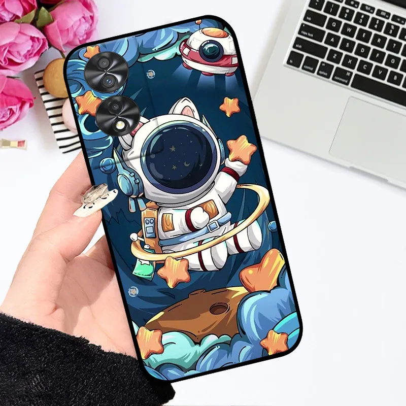 Floral Painted Soft Silicone TPU Phone Case