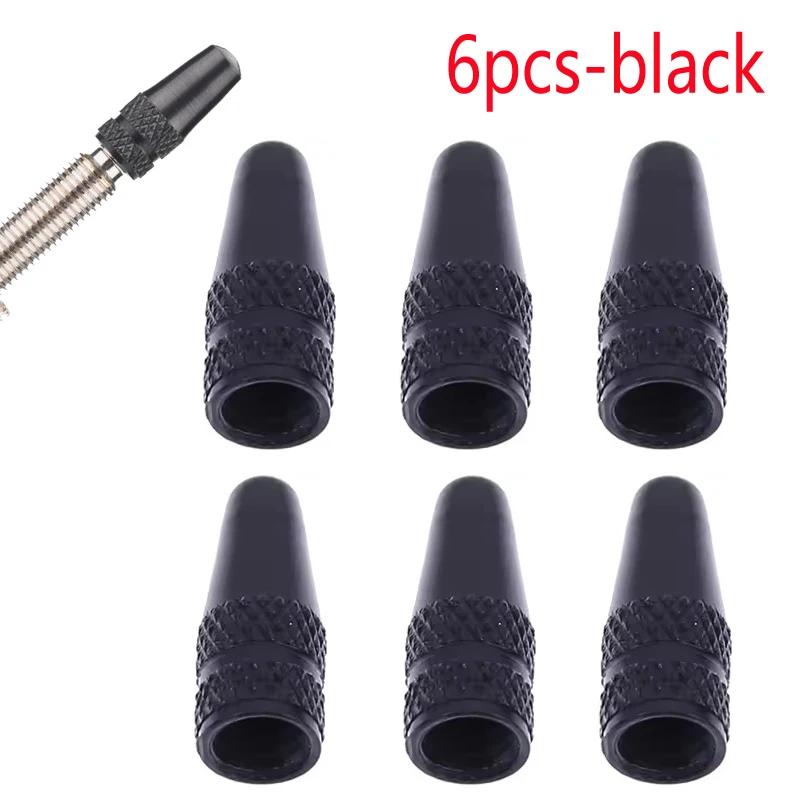 Set of CNC Aluminum Ultralight Bike Valve Stem Dust Covers (6/12 Pieces)