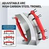 1PcDrywall Adjustable Arc Scraper Scrape Putty Trowel Finishing Knife Multi-function Paint Trowel Bricklayer Knife Putty Spatula 1