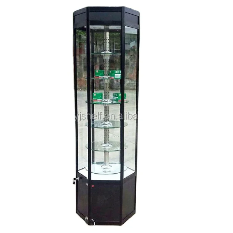

Custom. Rotating display! Rotating glasses display stand, rotating showcase rotating glass showcase rotating,rotating jewelry ca