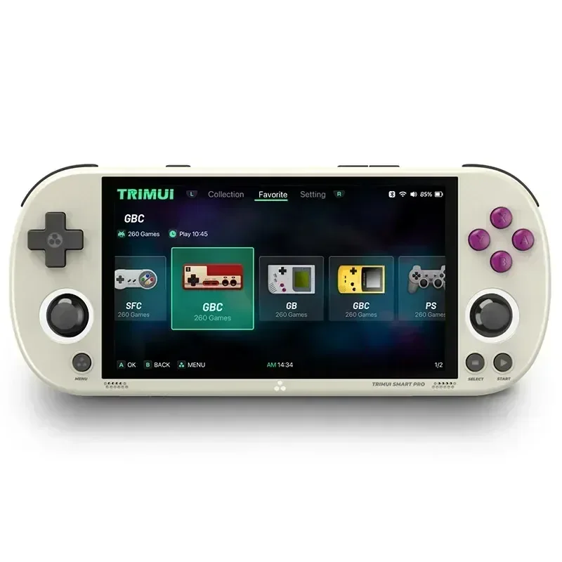 Trimui Smart Pro 4.96Inch Portable Retro Game Console Open