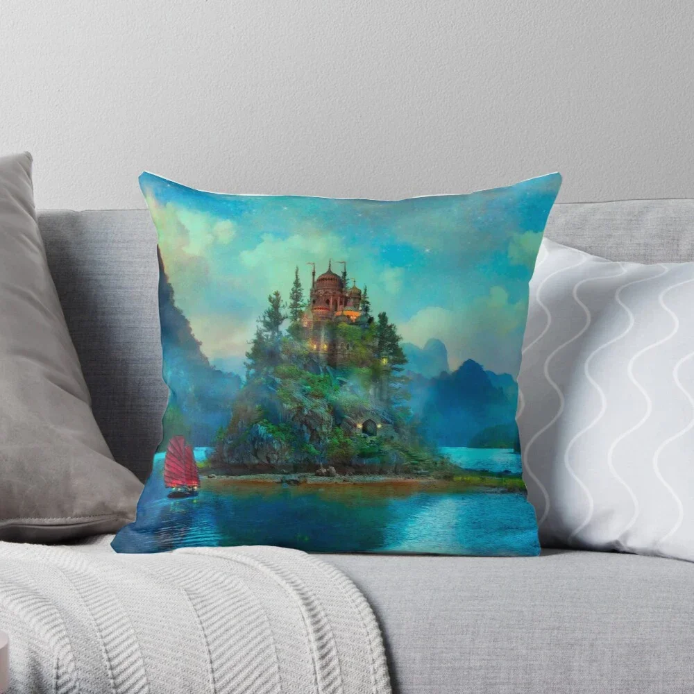 Symmetrical landscape living room decoration Plush pillowcase，living Room Sofa Throw Pillow Cushion Cover 40x40 60x60 40x60