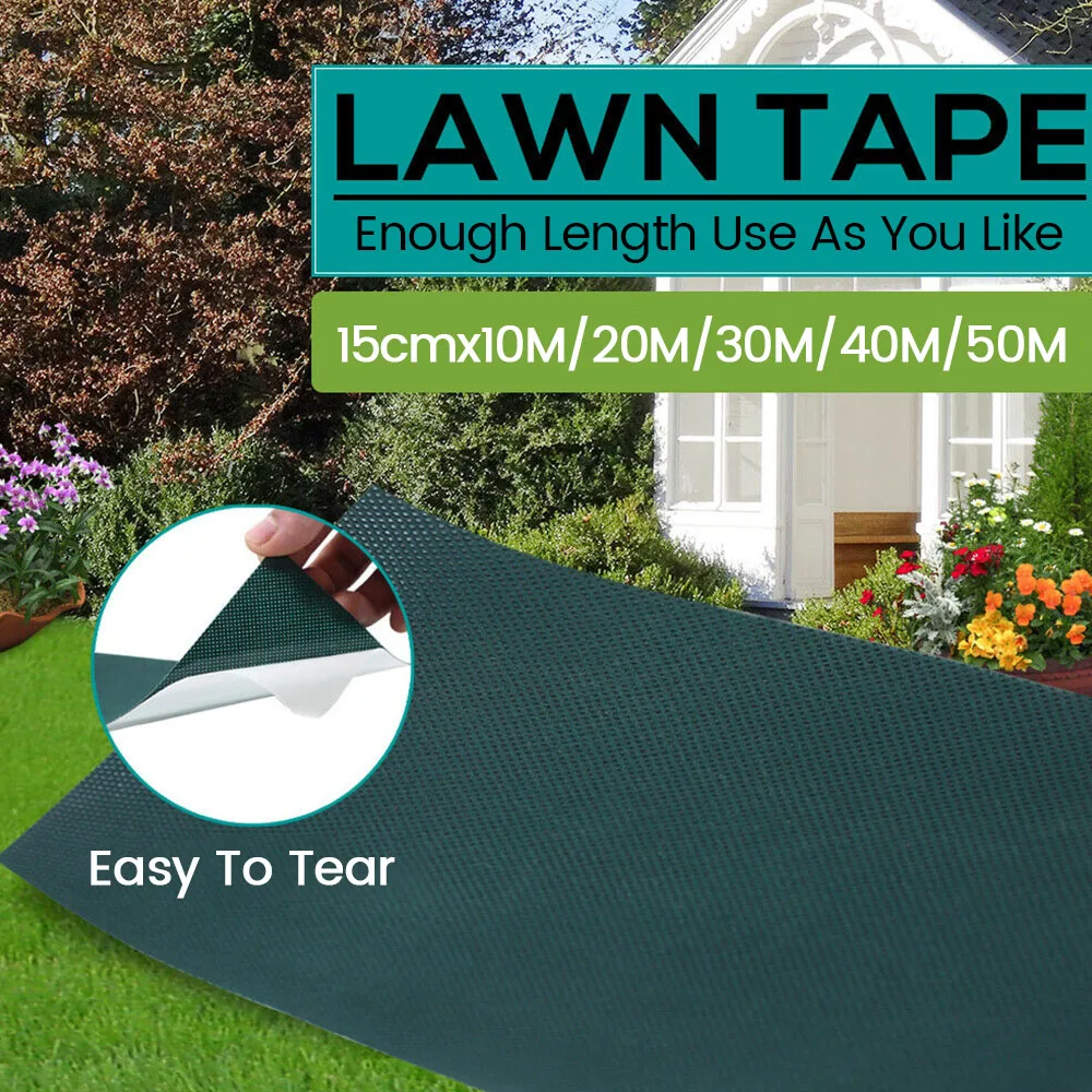 Artificial Grass Mats Artificial Grass Seam Tape Self-adhesive Seam Lawn Tape 1PC 1000 x 15 cm