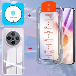 Premium Screen and Camera Protector Set with Installation Kit and TPU Phone Case for Vivo X300 Ultra (WHITE)