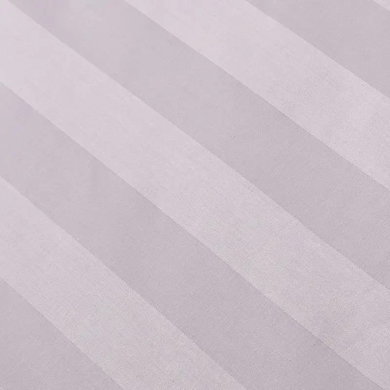 Pure Cotton Hotel Bedding Set Four-Piece Suite Duvet Cover Sheet Pillowcase Fabric Home White Satin Stripe Material