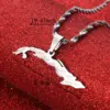 Cuba Map With Cities Necklaces Women,Map of Cuba Charm Pendant Cuban Jewelry 3