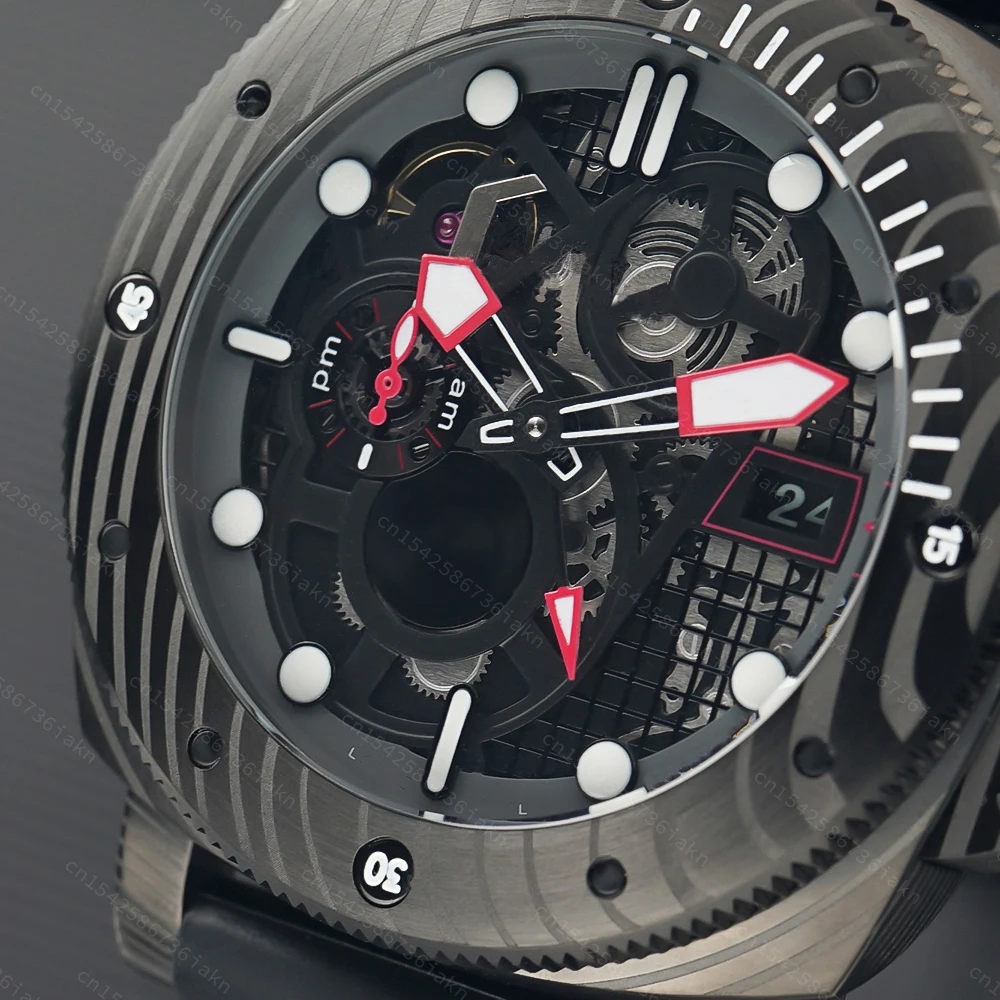2022 Fashion New Products Sports and Leisure Men's Watch Stainless Steel Sapphire Crystal Self-winding Waterproof Sports Watch
